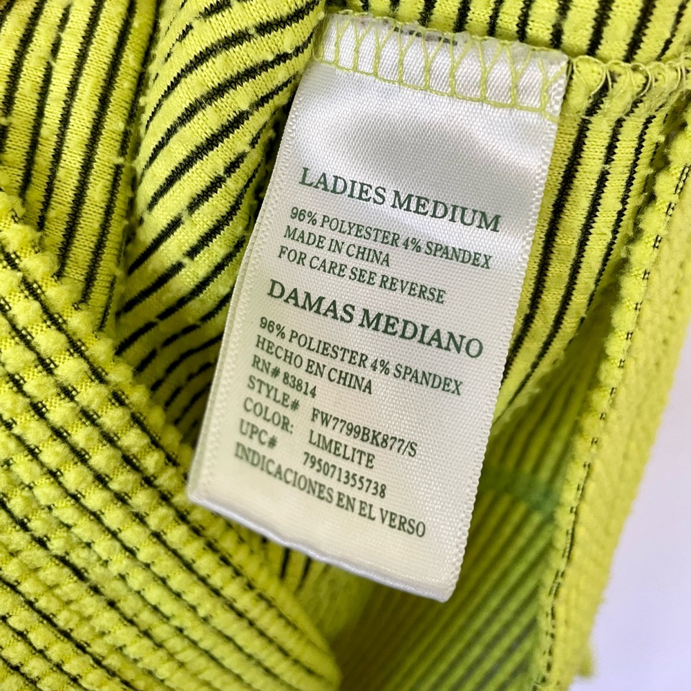 ππ DONATED Tangerine Bright Green Quarterzip - Picture 8 of 8